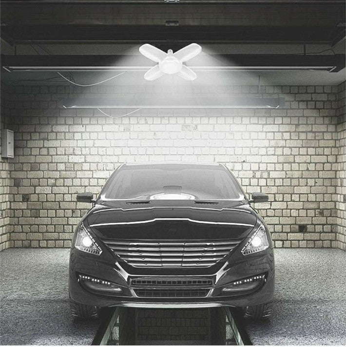 2 Pack LED Garage Lights, 6000LM 60W E26/E27/E39 Led Basement Lights