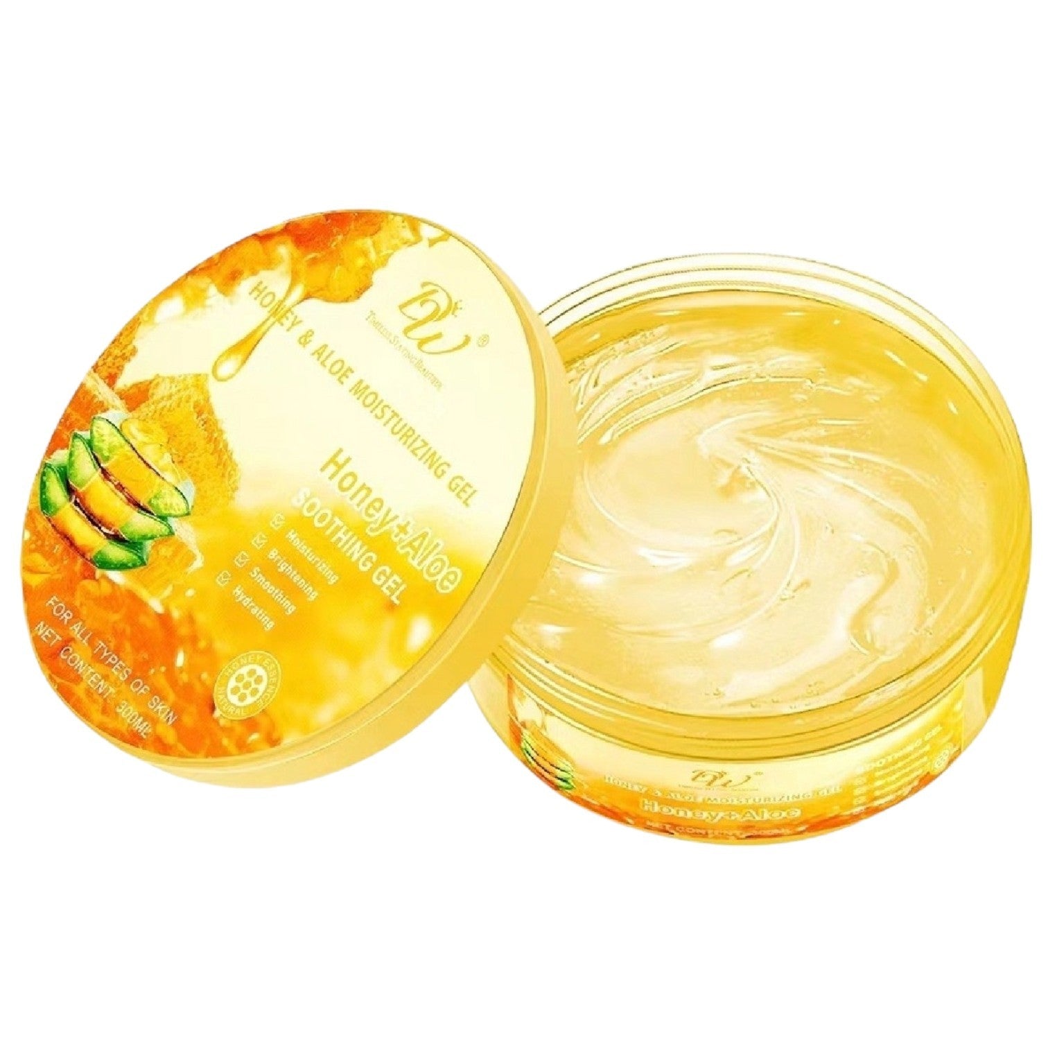 Honey & Aloe Vera Moisturizing Soothing Gel For All Skin 300ml