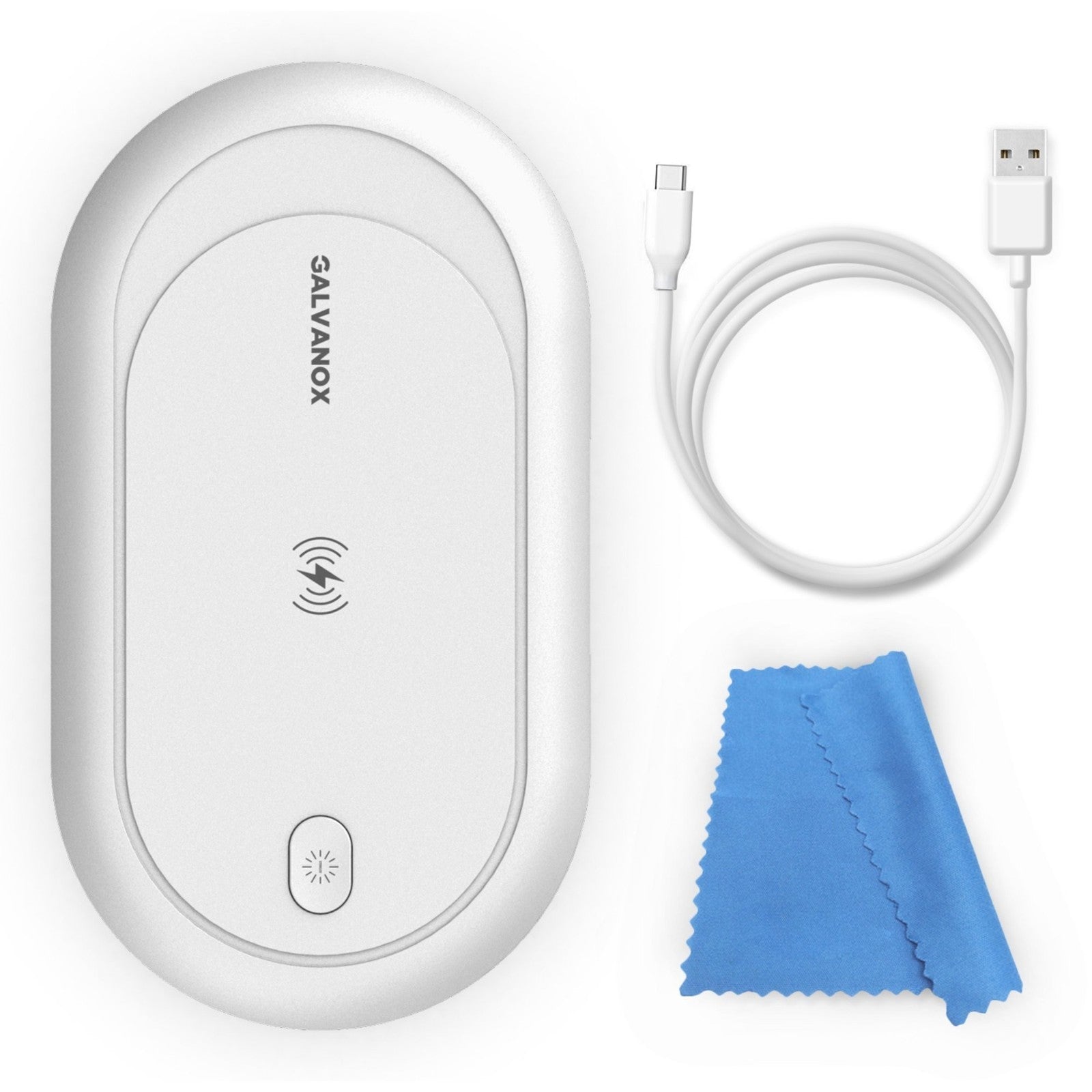 Cell Phone Cleaner Box with Wireless Charging, Portable Phone Soap