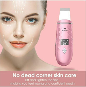 Skin Scrubber with LCD Display Skin Spatula Pore Cleaner Blackhead Remover Face