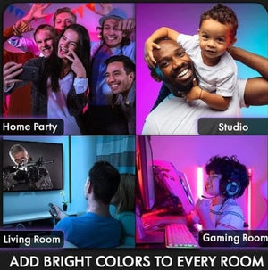 RGB Corner Lamp - Led Floor Lamp Color Changing with Remote and Smart App Contro