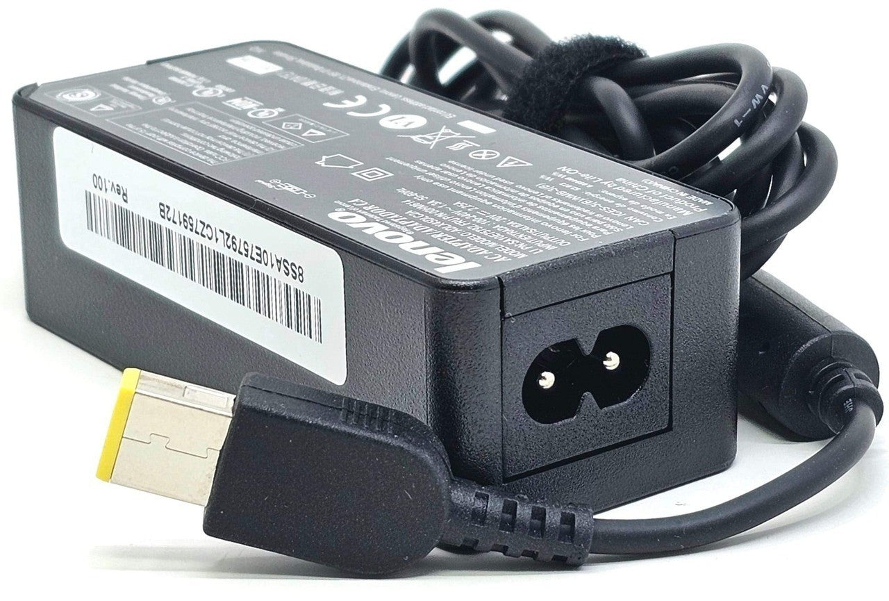 Lenovo ADP-45TD B - 45W 20V 2.25A Slim Yellow Square Tip AC Adapter