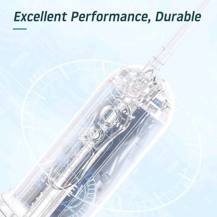 Rechargeable Oral Irrigator: Waterproof Teeth Flosser with Customizable Pressure