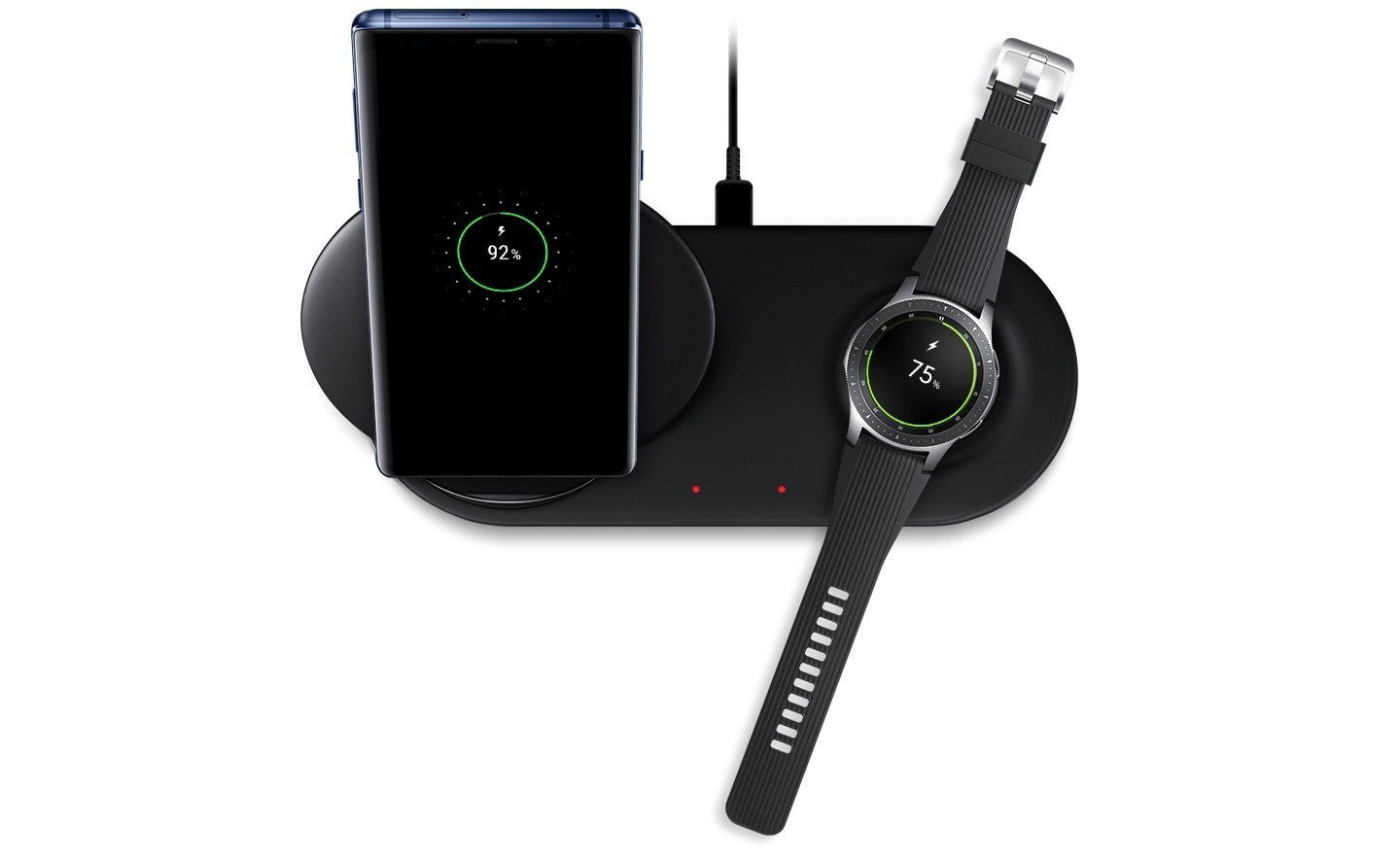 Samsung Wireless Charger Duo Fast Charge Stand & Pad EP-N6100T Universally Black