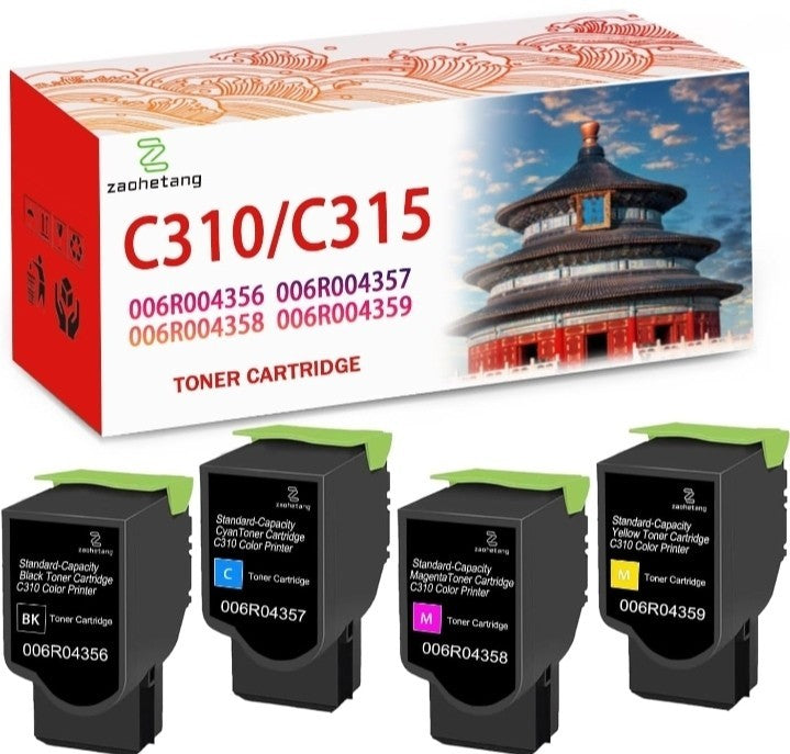C310 Toner Cartridge 006R04356 006R04357 006R04358 006R04359 Compatible