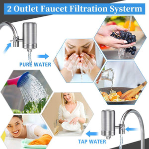 Faucet Water Filters SUS304 Stainless Steel Sink Water Filter