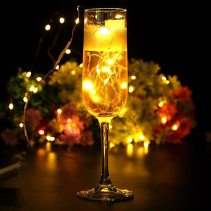 2 Pack 20 Feet 60 Led Fairy Lights Battery Operated with Remote Control Timer, 8