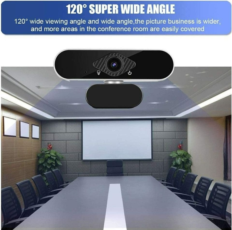 1080P Webcam with Microphone Full HD Computer Camera for PC Desktop
