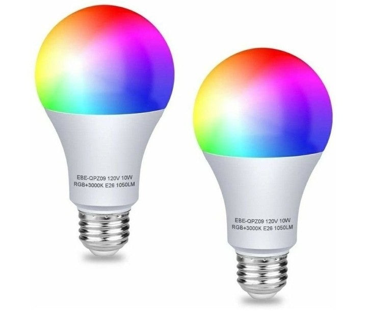 Smart WiFi Light Bulb,Color Changing Bulb Smart Light Bulb Multicolor Dimmable