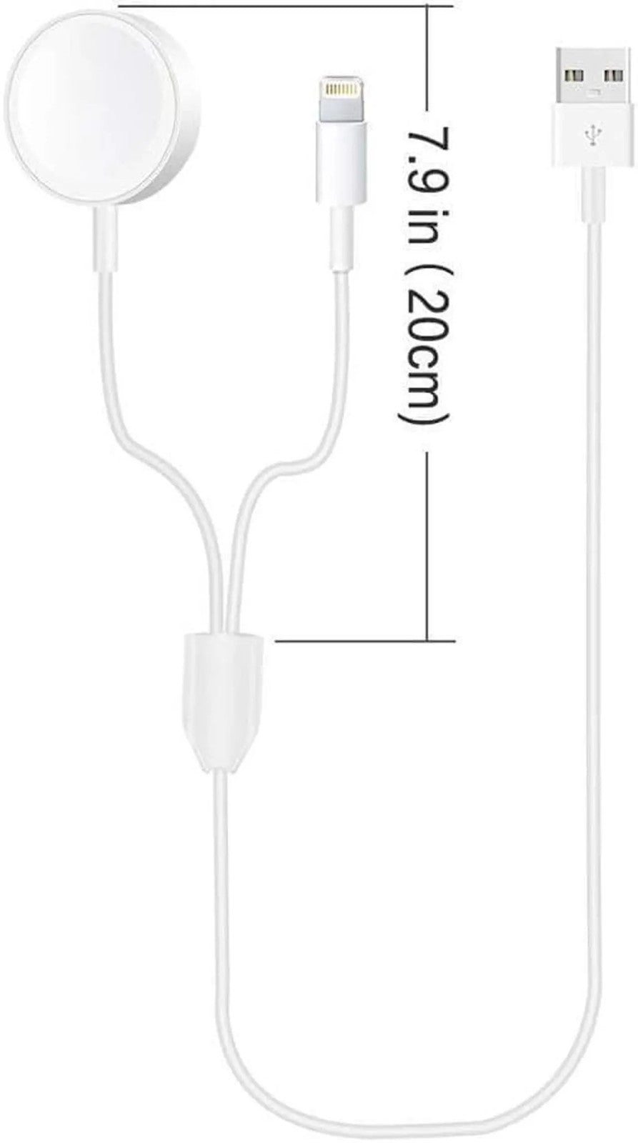 Updated Version Watch Charger Magnetic Cable for iWatch 5/4/3/2/1, 2in1 Wireless