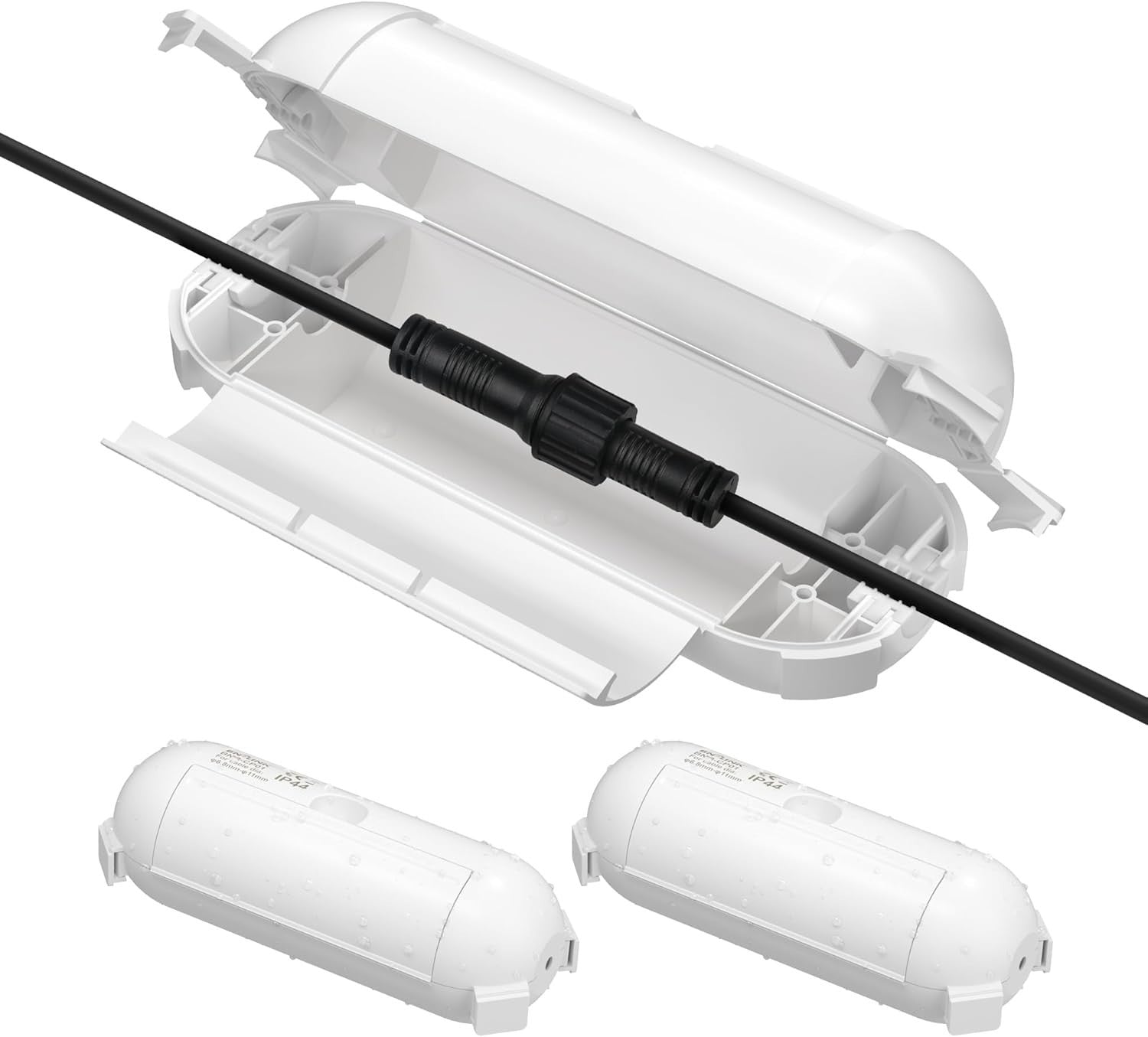 [3 Pack] Outdoor Extension Cord Safety Cover with Waterproof Seal, Weatherproof