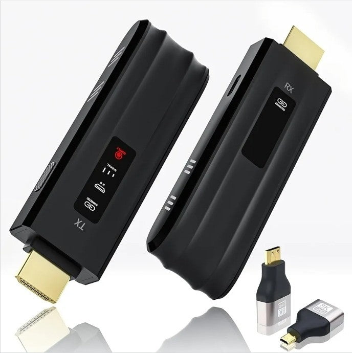 FHG Wireless HDMI Transmitter and Receiver 4K, Plug & Play Portable 2.4G/5G