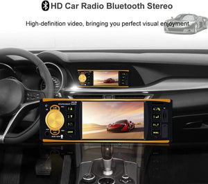 4.1 inch 1 Din Car Radio USB AUX FM Station Bluetooth With Rear View Camera