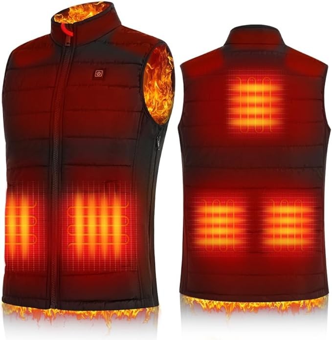 Heated Vest for Men and Women with Battery Pack Rechargeable Heated vests