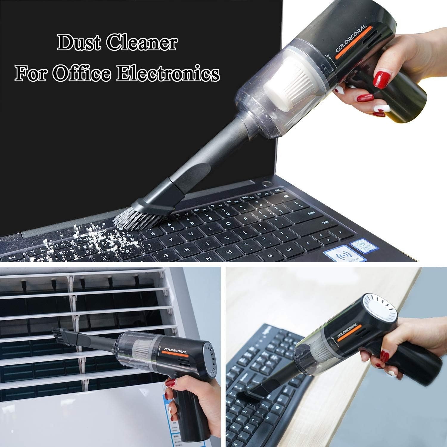 Vacuum Dust Cleaner Rechargeable Computer Vacuum Keyboard Cleaner for Keyboard