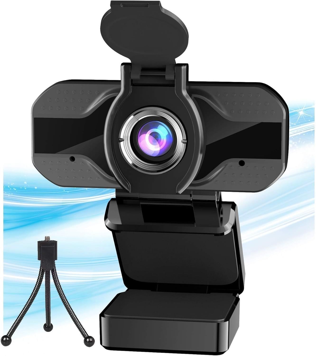 Webcam with Microphone 1080P Webcam for Desktop Laptop Web Cameras