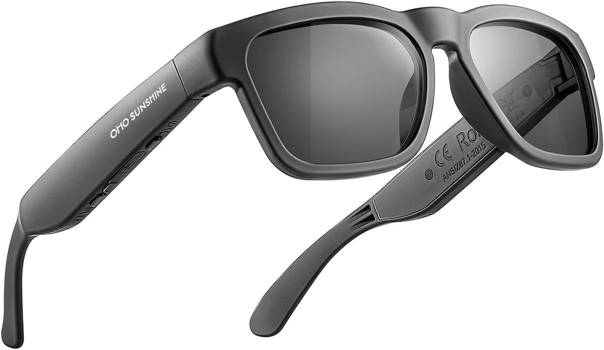 OhO Smart Glasses,Polarized Sunglasses with Bluetooth Speaker,Athletic/Outdoor