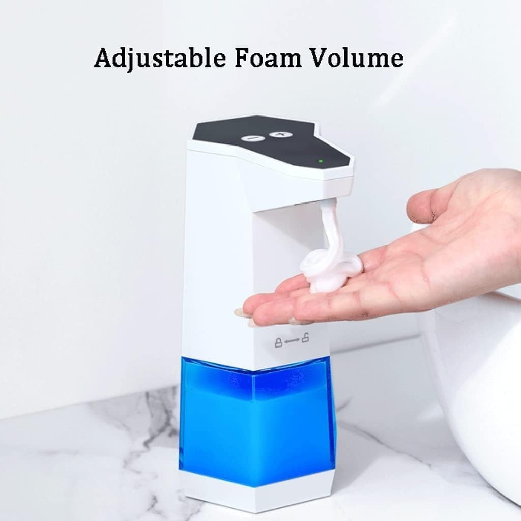 Automatic Soap Dispenser White Soap Dispenser with Silicone Foot Pad Adjustable