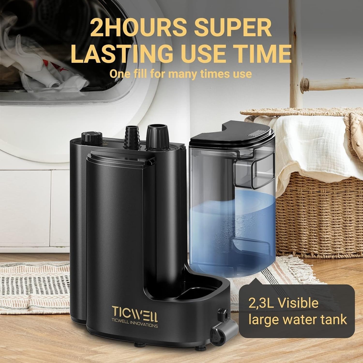 Steamer for Clothes[2022 Upgrade], 1600W Powerful Clothes Steamer 20s Fast Heat