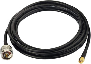Eightwood RP-SMA Male to N Type Male Extension Cable Coax RG58 10 feet