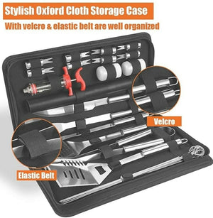 Grill Accessories BBQ Set Tools, 31 PCS Stainless Steel Grilling