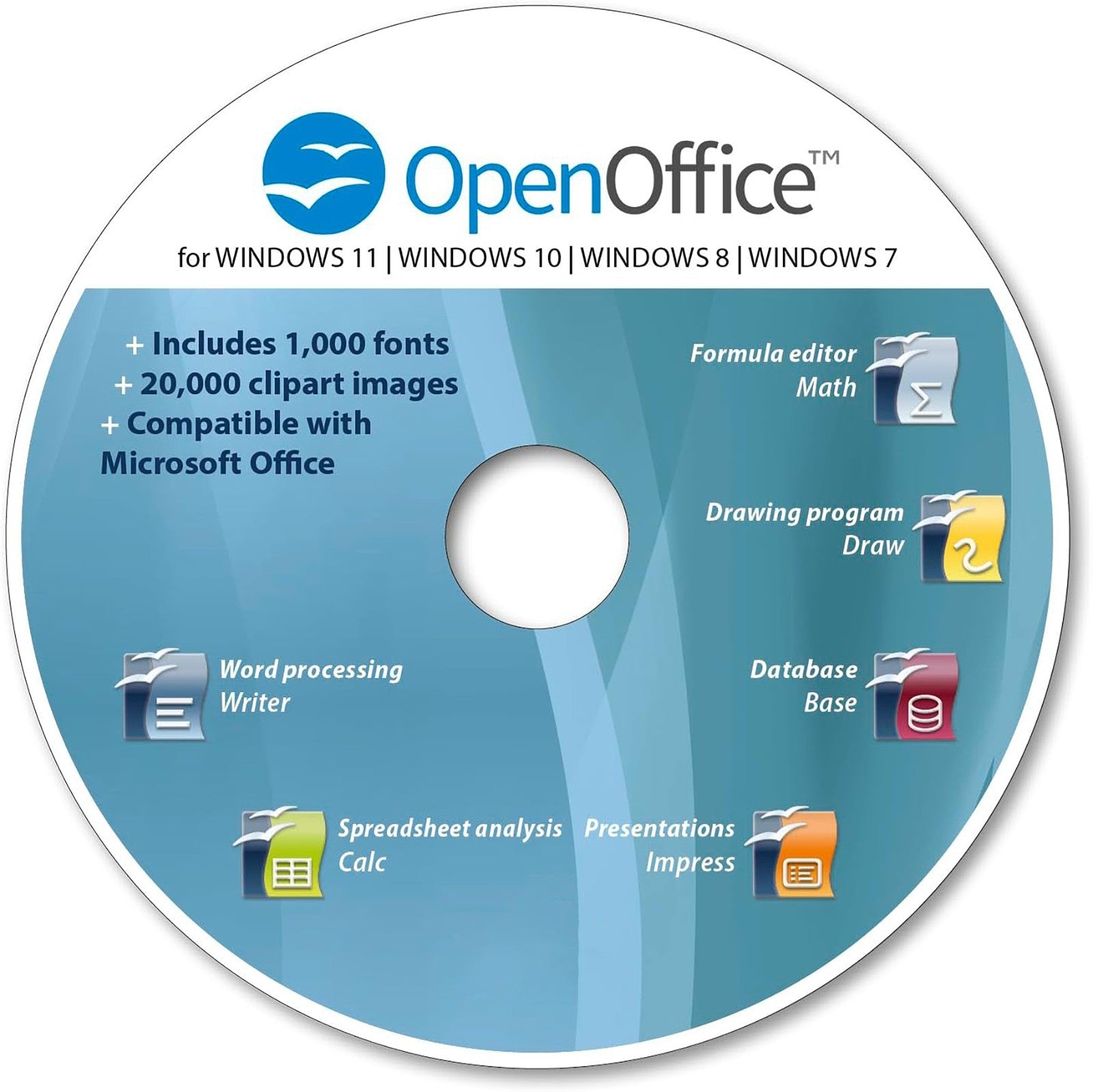 Office Suite 2025 Edition CD DVD 100% compatible with Microsoft® Word®