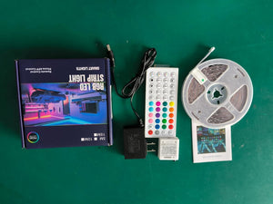 LED Strip Light RGB Multicolor 65FT with 44 Key Remote 5050 Color 