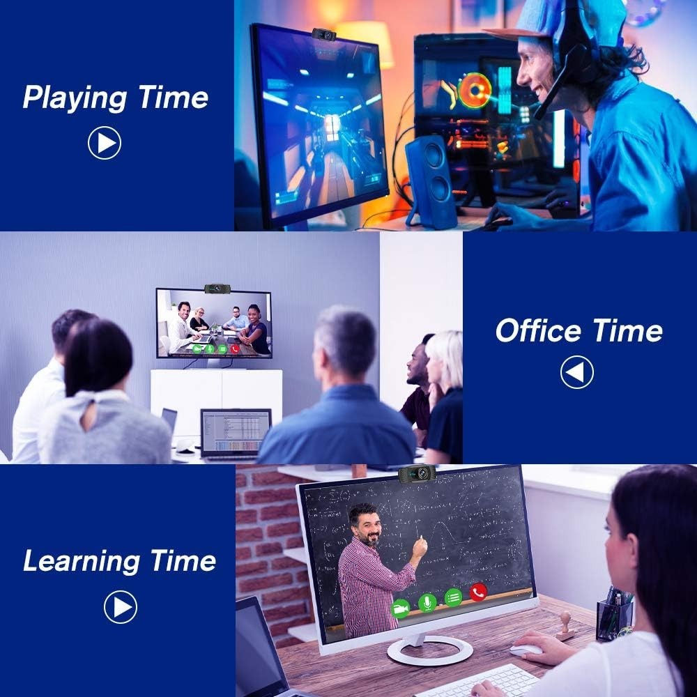 HD Webcam 1080P with Mic PC Laptop Desktop USB Camera, hd pro Webcam