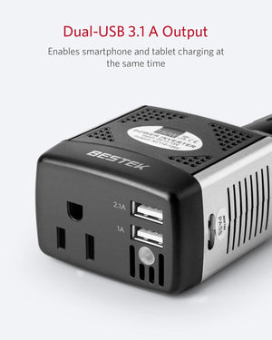 150W Power Inverter 12V to 110V Voltage Converter Car Charger Power Adapter
