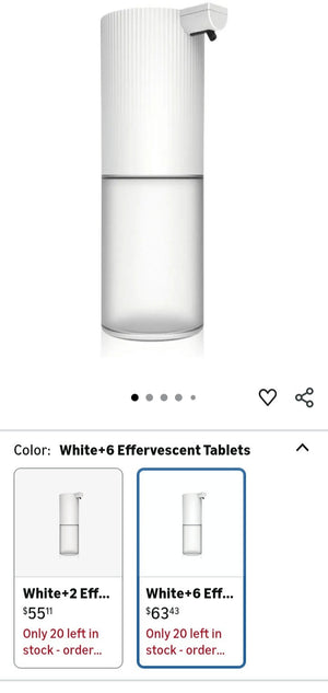 Automatic Soap Dispenser, White Soap Pump Non-Contact Automatic Soap Bottle Easy