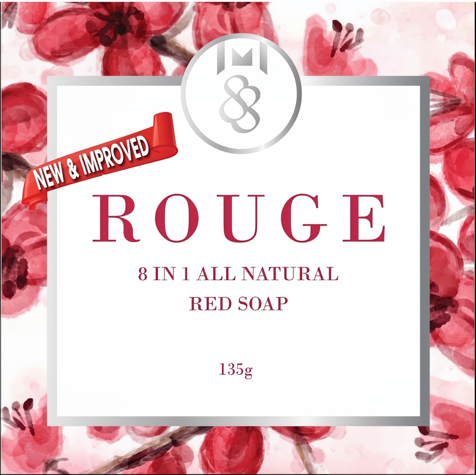 Maximum88 Rouge 8-1 All Natural Red Soap 135 Grams