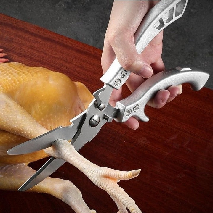 Duty Stainless Steel Kitchen Scissors – Professional Cooking & Poultry Shears