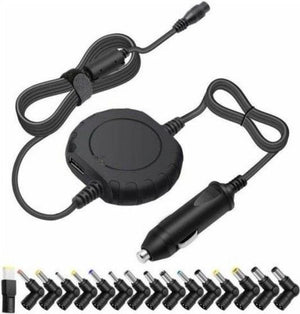 90 WATTS Universal Laptop Car Charger Power Supply Replacement for HP Dell