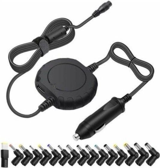 90 WATTS Universal Laptop Car Charger Power Supply Replacement for HP Dell
