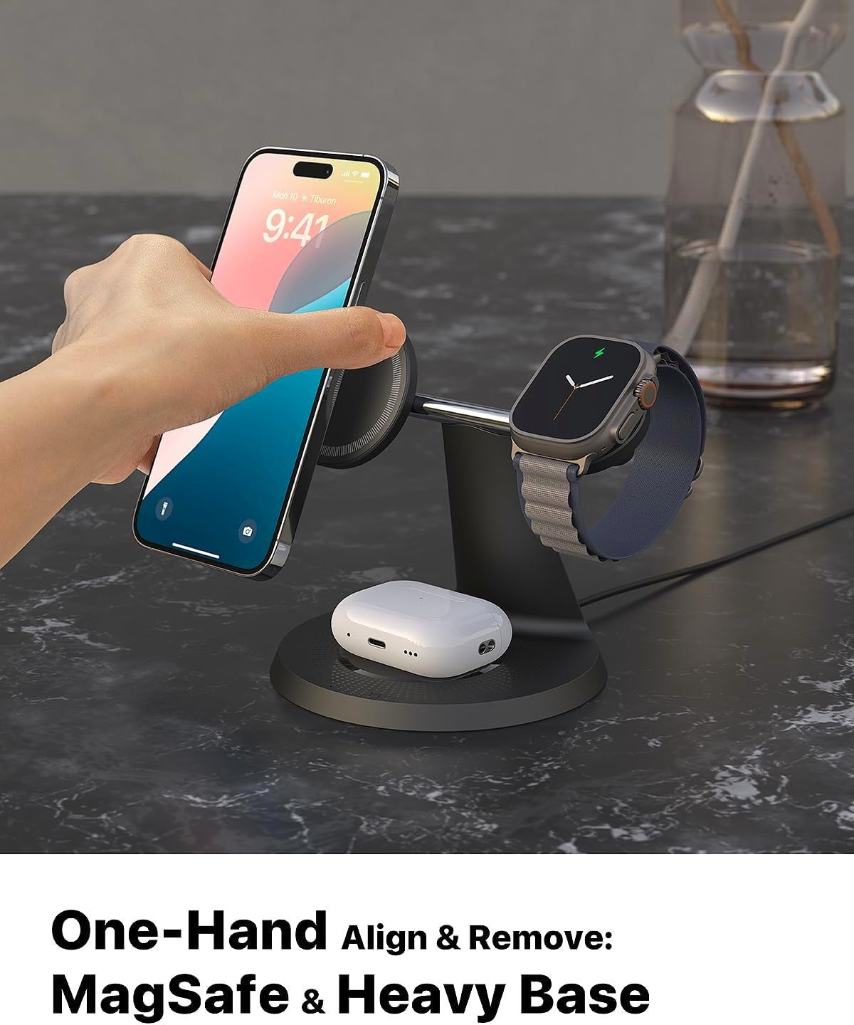 3 in 1 Wireless Charging Station for Apple Device Fast Charging Station
