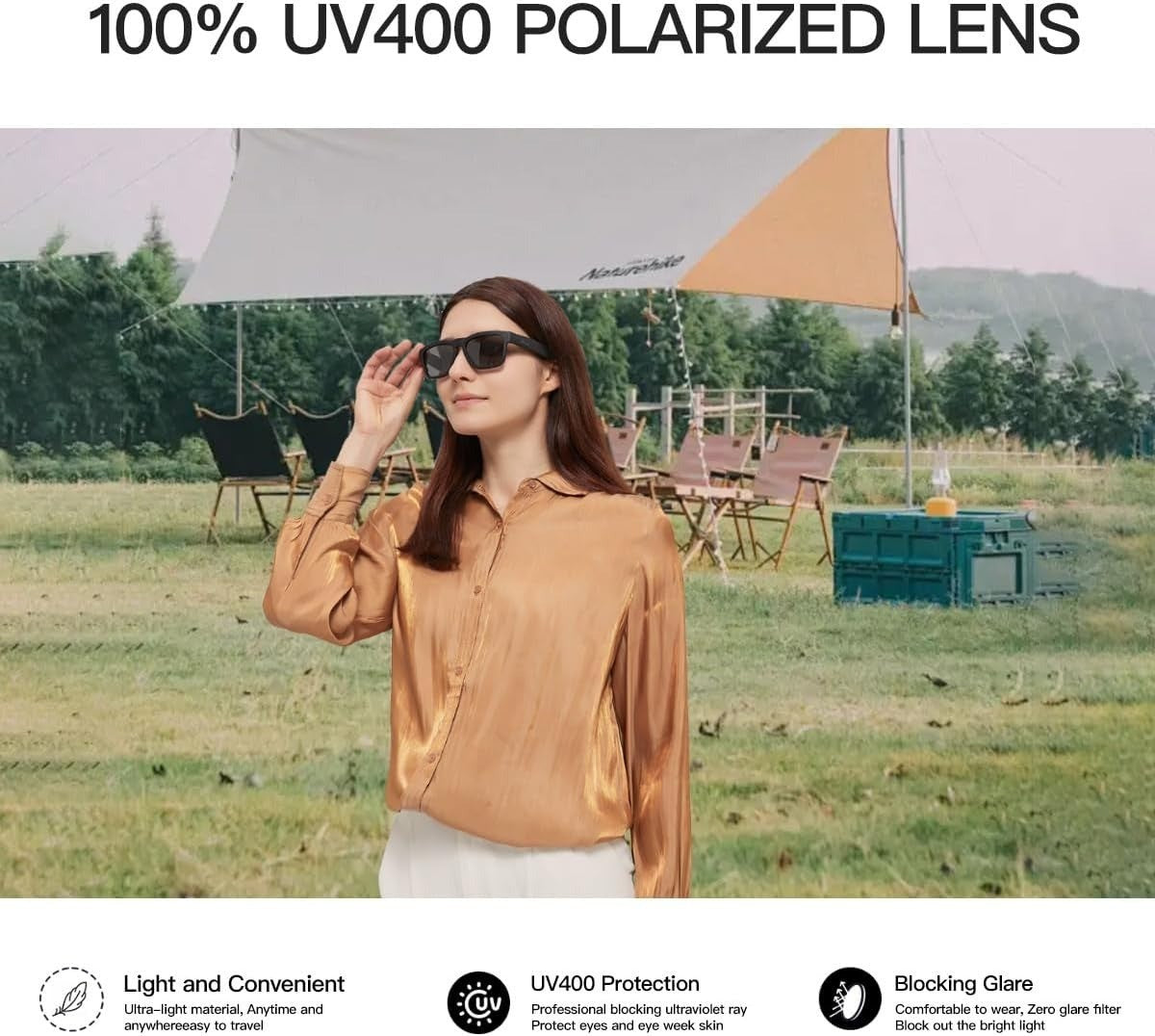 OhO Smart Glasses,Polarized Sunglasses with Bluetooth Speaker,Athletic/Outdoor