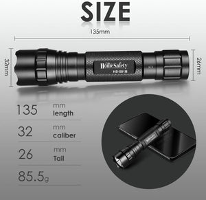 Home Safety 501B 395nm UV Flashlight, Small Blacklight Portable Black Light