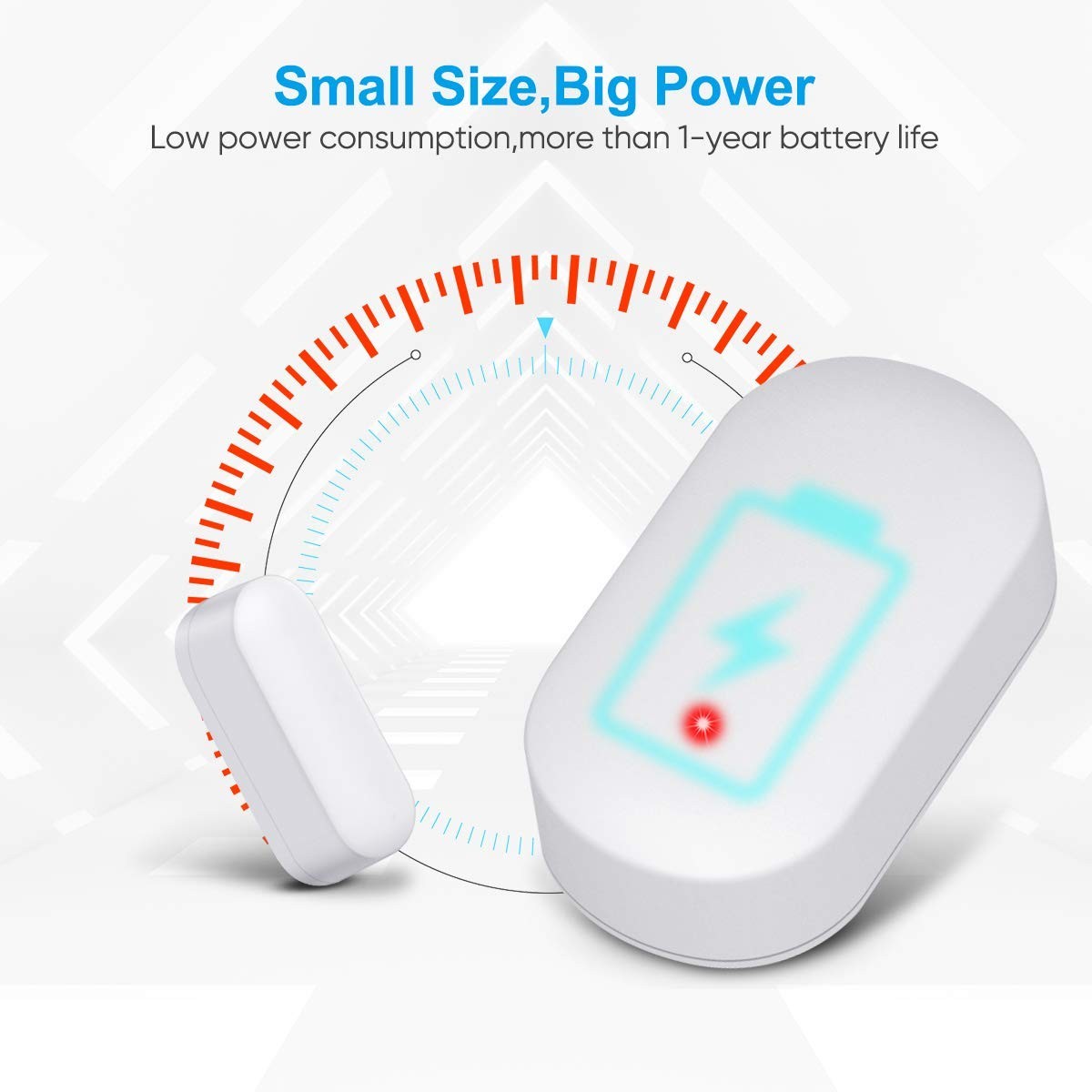 WiFi Security System Door Sensor Compatible Alexa Google Assistant