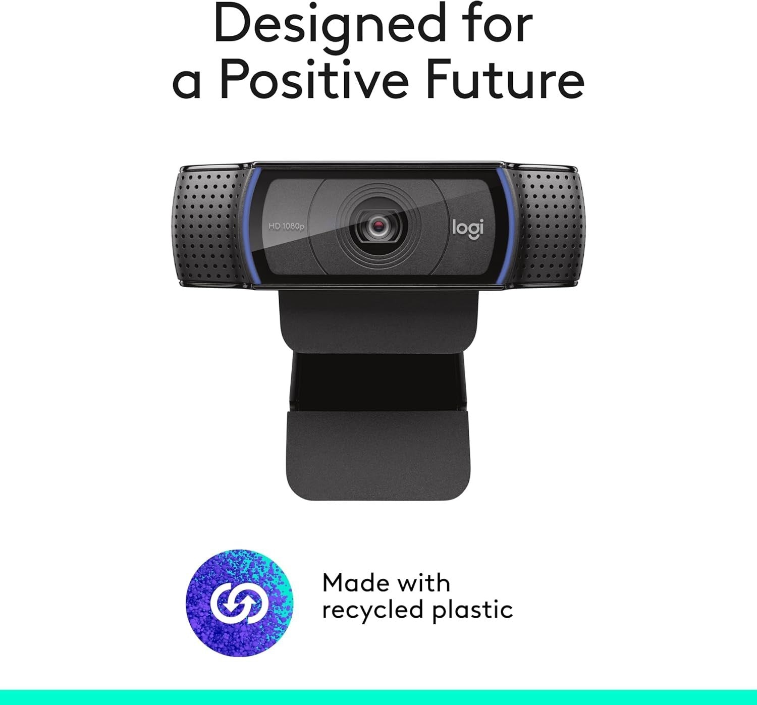 Logitech C920x HD Pro PC Webcam Full HD 1080P/30FPS Video Clear Audio Black