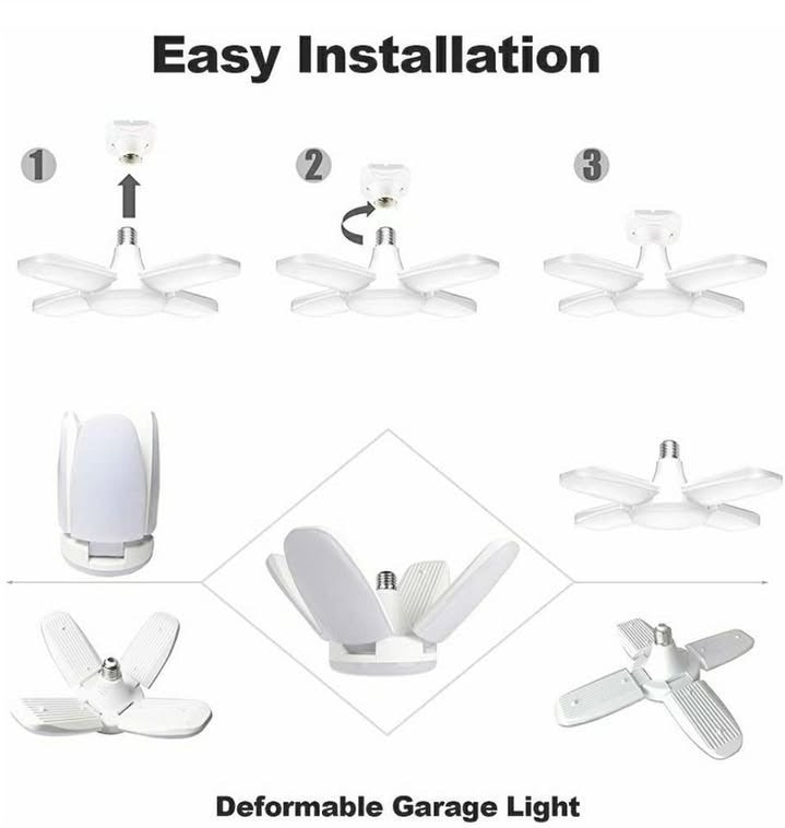 LED Basement Lights,6000LM 60W Led Garage Lights