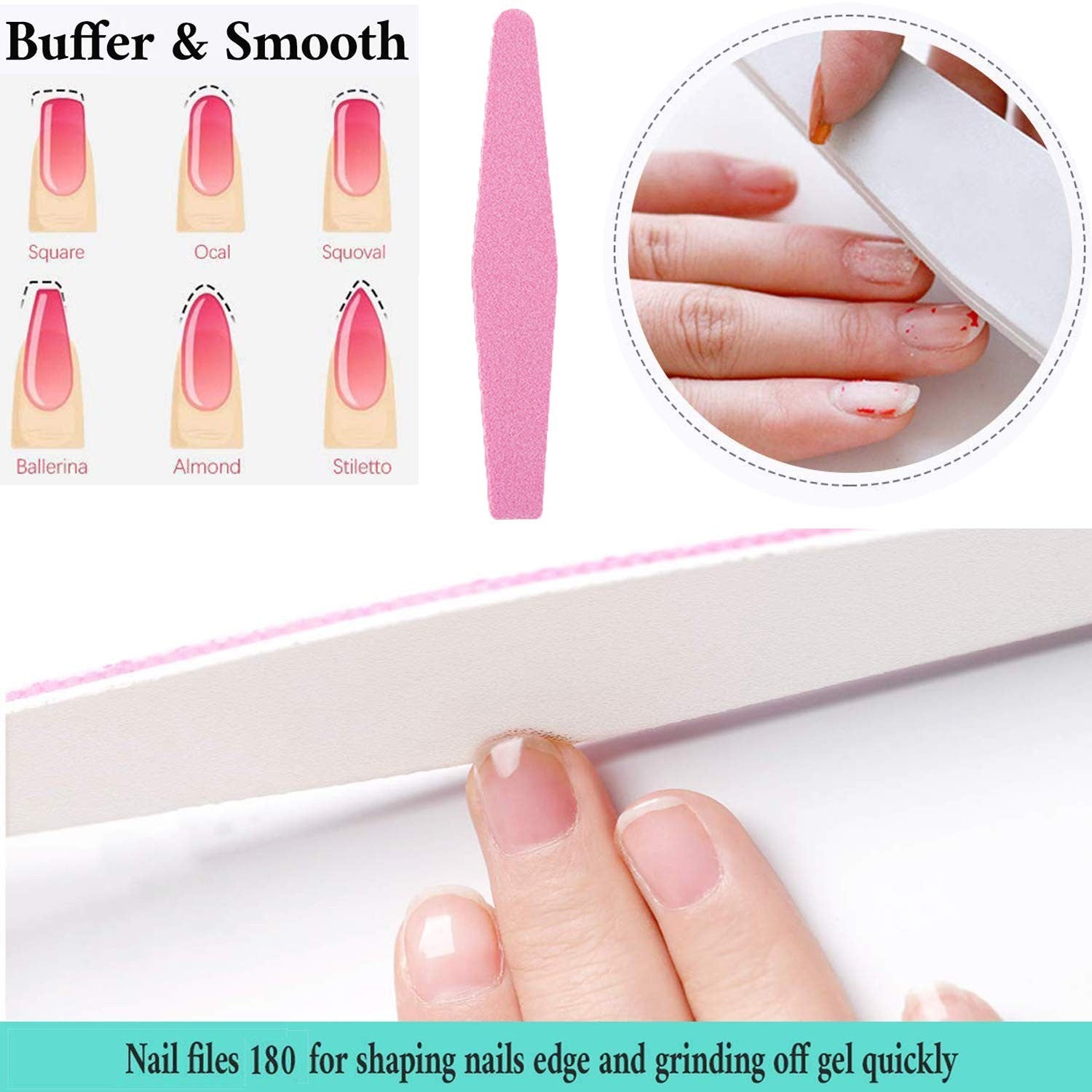 Dorakitten Electric Nail Drill Kit,Nail Polishing Tools With 5 Pieces Changeable