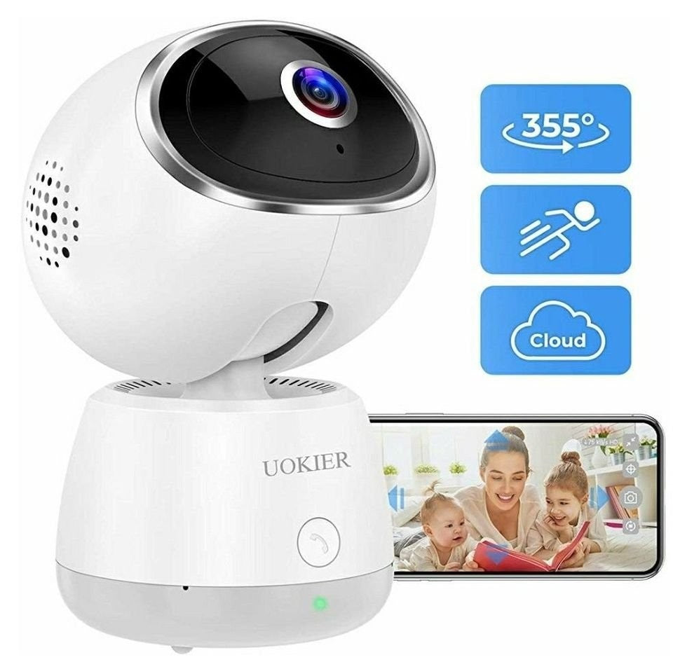 Wireless Security Camera, Indoor Home WiFi Camera Pet Camera IP Camera with Smar