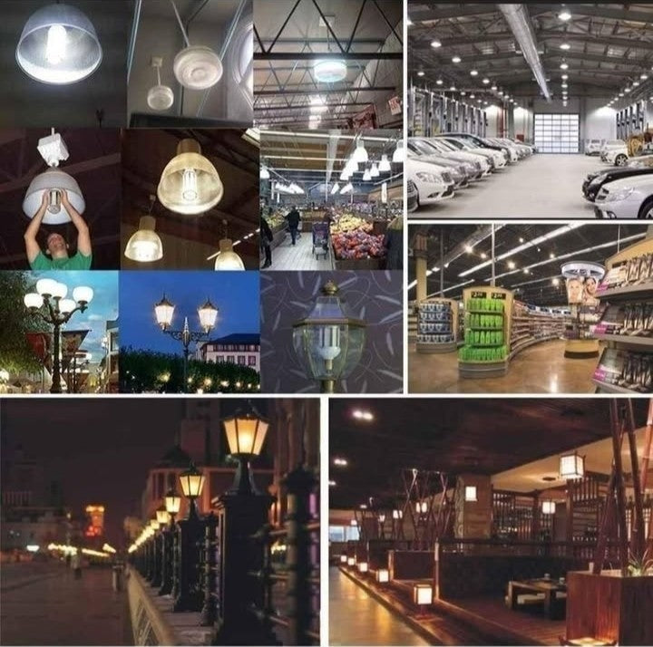 60W LED Corn Light Bulb, Large Mogul E39 Base, 6000-Lumen, 6500K Daylight Cool