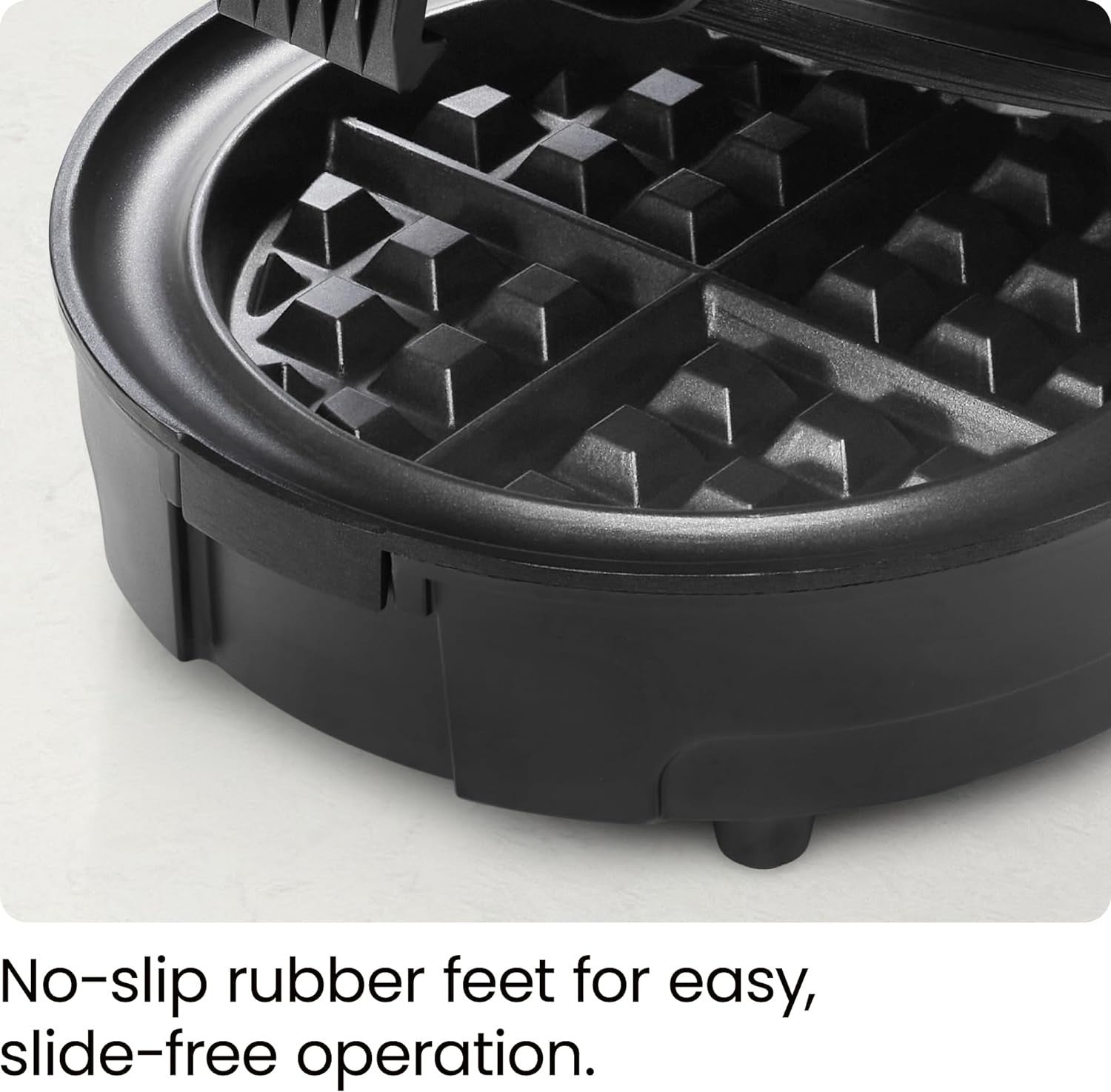 Chefman Anti-Overflow Belgian Waffle Maker wShade Selector, Temperature Control