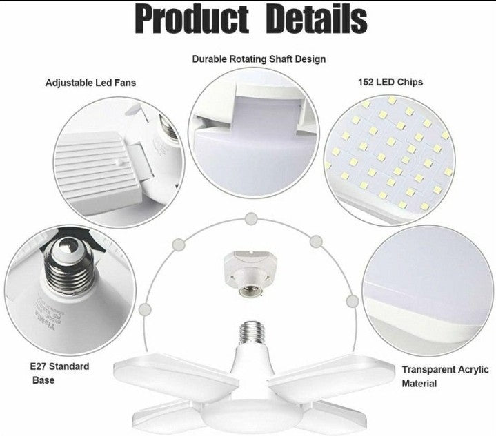 LED Basement Lights,6000LM 60W Led Garage Lights