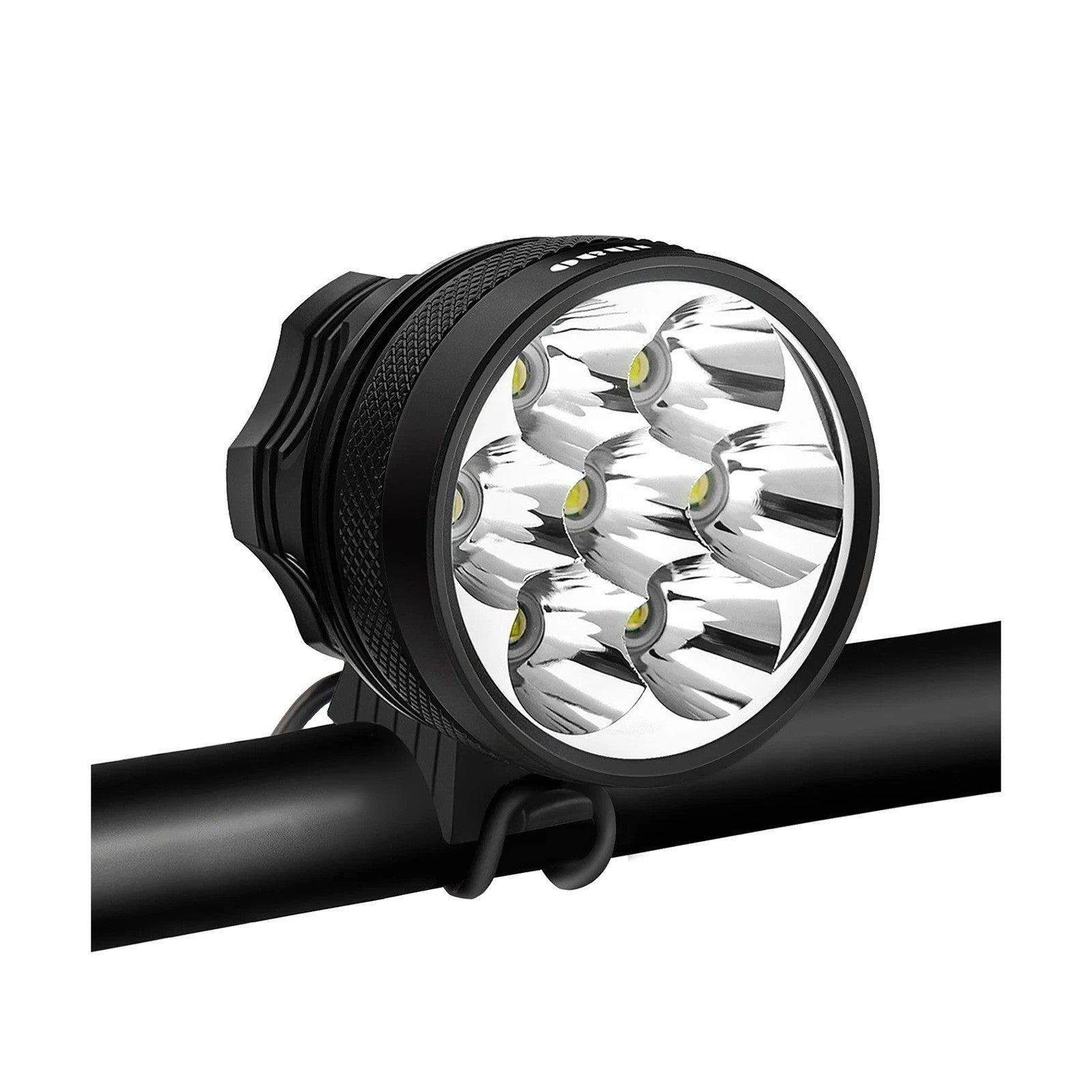 Weihao Bicycle Headlight, 10500 Lumens 7 LED Bike Light Waterproof Mountain Bike
