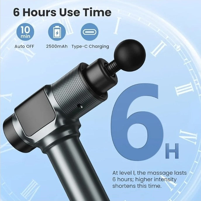 JQX Massage Gun, Deep Tissue Massager Gun for Pain Relief, Percussion Muscle ...