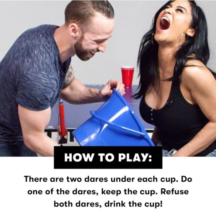 Fear Pong Adult Party Game by Cut | Internet Famous Extreme Pong Game with Wild