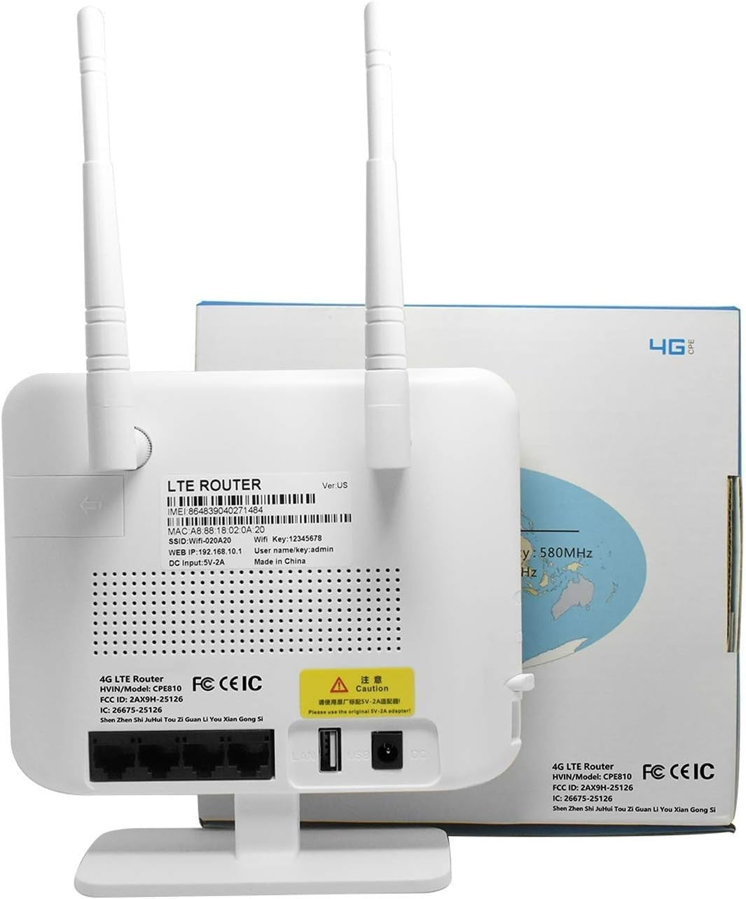 KuWFi 4G LTE Router with SIM Card Slot Unlocked Wireless 4G Router WiFi Hotspot
