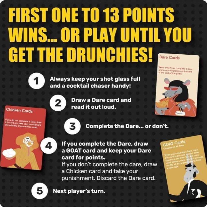 Drinking Game - Card Games for Adults Party - Great Secret Santa Gift